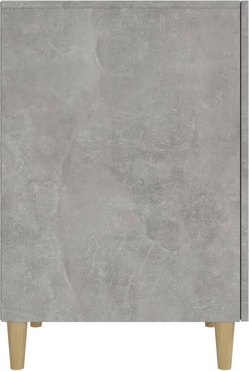 Vidaxl Bureau 140x50x75 Cm Bewerkt Hout Beton - Grijs