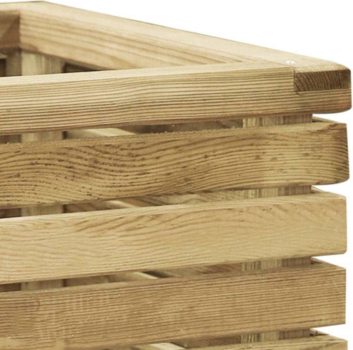 Vidaxl Plantenbak Verhoogd 50x50x100 Cm Geïmpregneerd Grenenhout - Groen