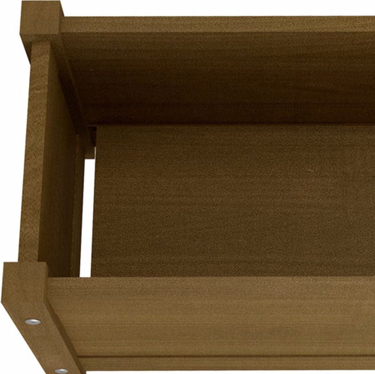 Vidaxl Plantenbak 60x31x31 Cm Massief Grenenhout Honing - Bruin