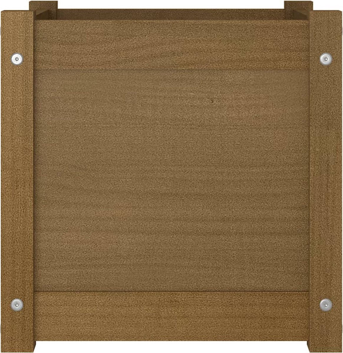 Vidaxl Plantenbak 40x40x40 Cm Massief Grenenhout Honing - Bruin