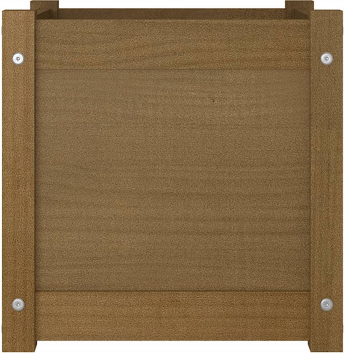 Vidaxl Plantenbak 40x40x40 Cm Massief Grenenhout Honing - Bruin