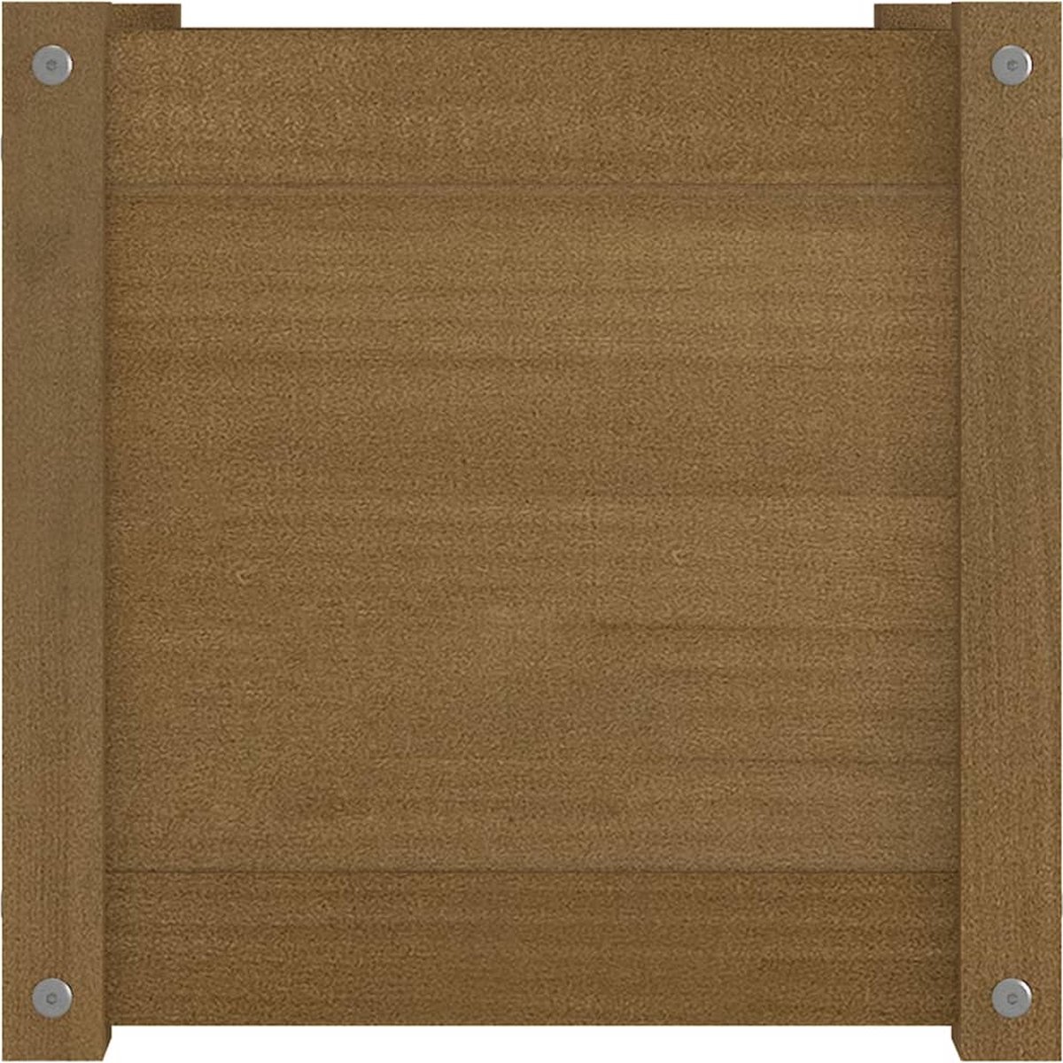 Vidaxl Plantenbak 40x40x40 Cm Massief Grenenhout Honing - Bruin