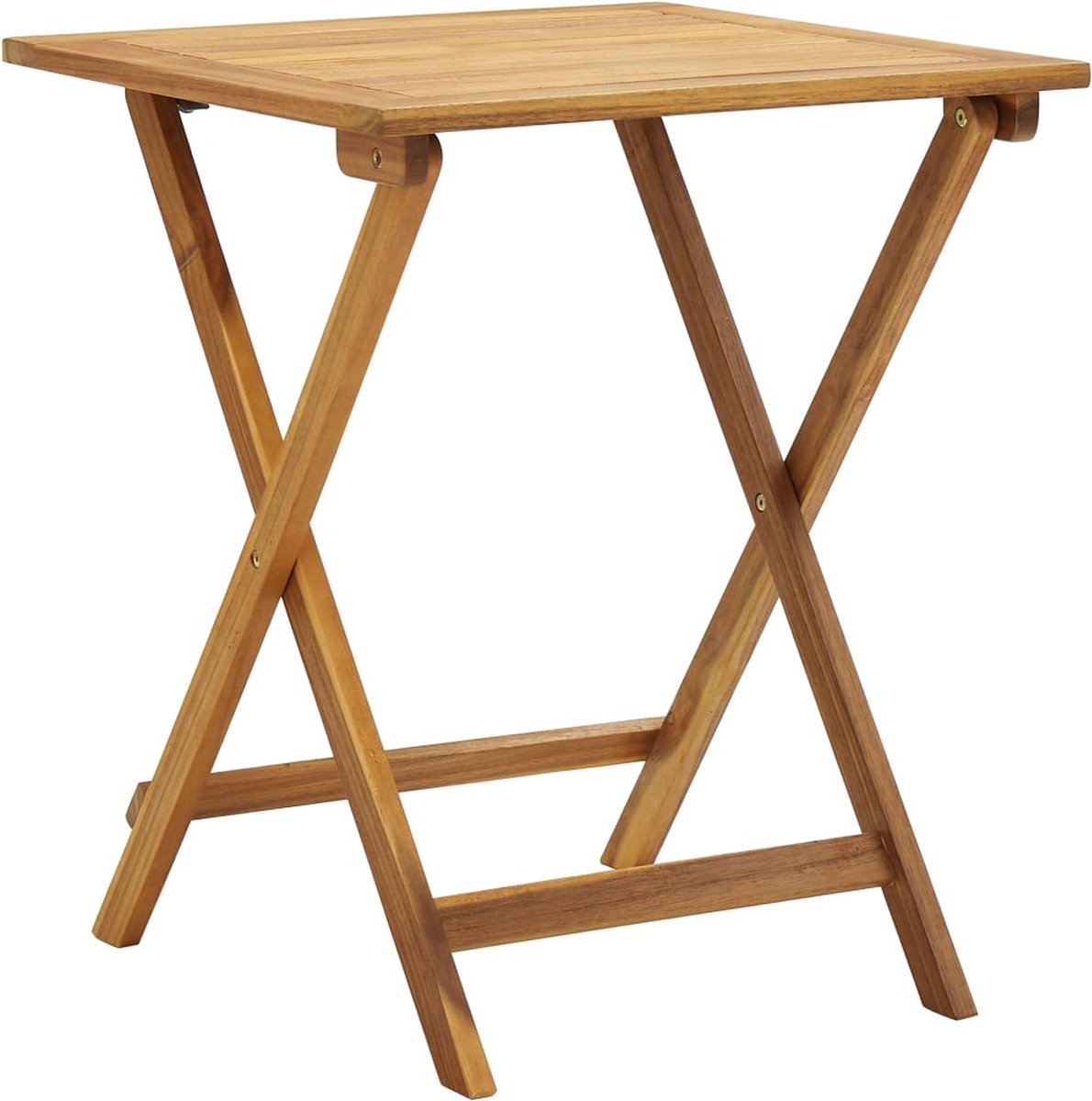 Vidaxl 3-delige Bistroset Inklapbaar Met Kussens Massief Acaciahout - Grijs