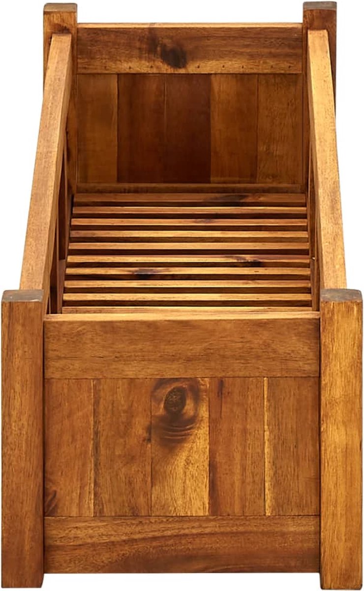 Vidaxl Plantenbak Verhoogd 100x30x25 Cm Acaciahout - Bruin