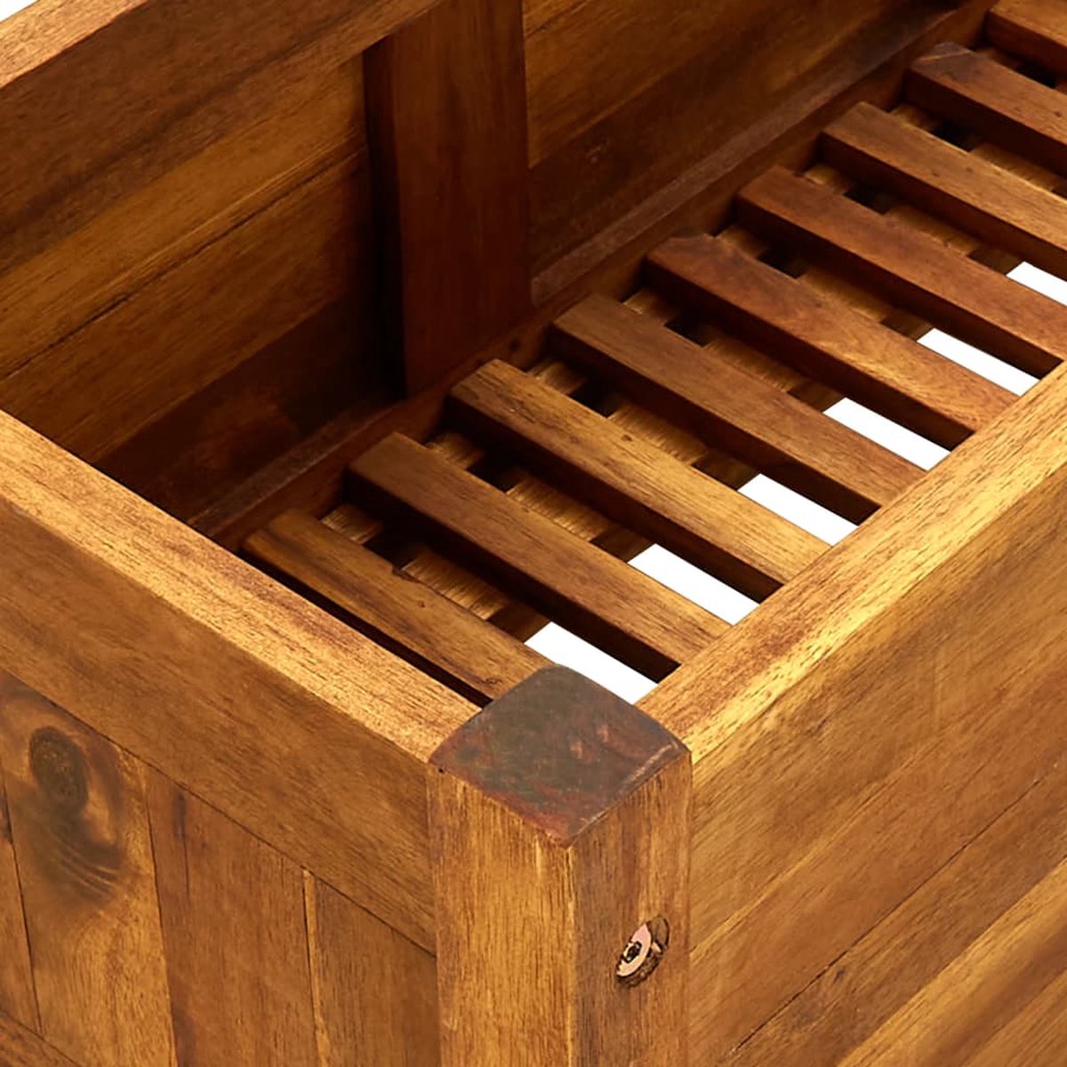 Vidaxl Plantenbak Verhoogd 100x30x25 Cm Acaciahout - Bruin