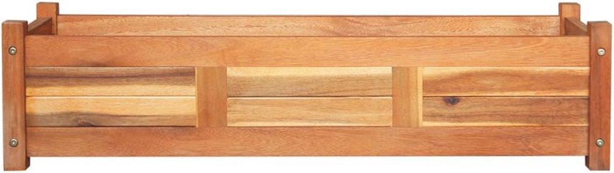 Vidaxl Plantenbak Verhoogd 100x30x25 Cm Acaciahout - Bruin