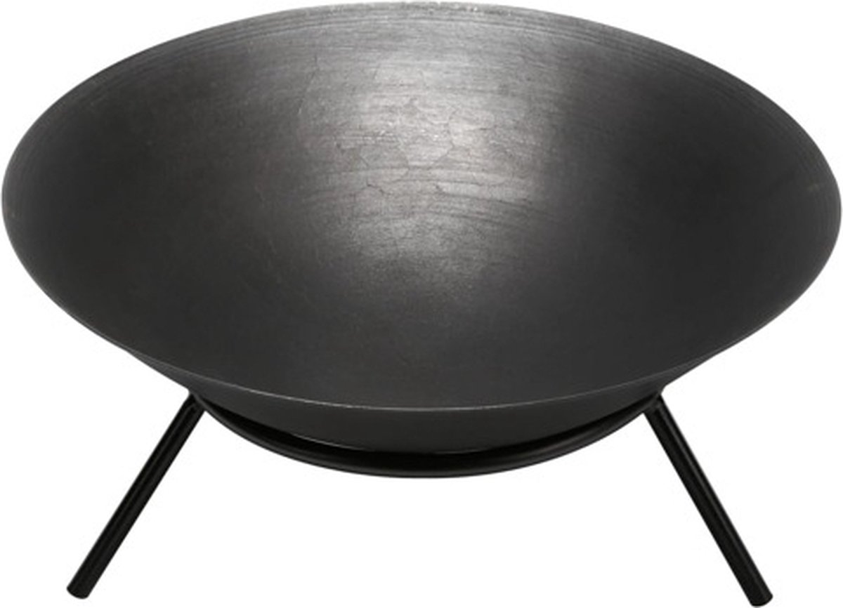 Perel Vuurschaal 56x26 Cm - Zwart