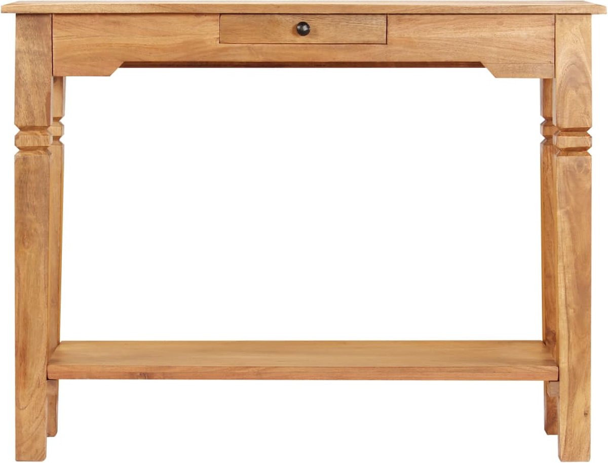 Vidaxl Wandtafel 100x40x76 Cm Massief Acaciahout - Bruin