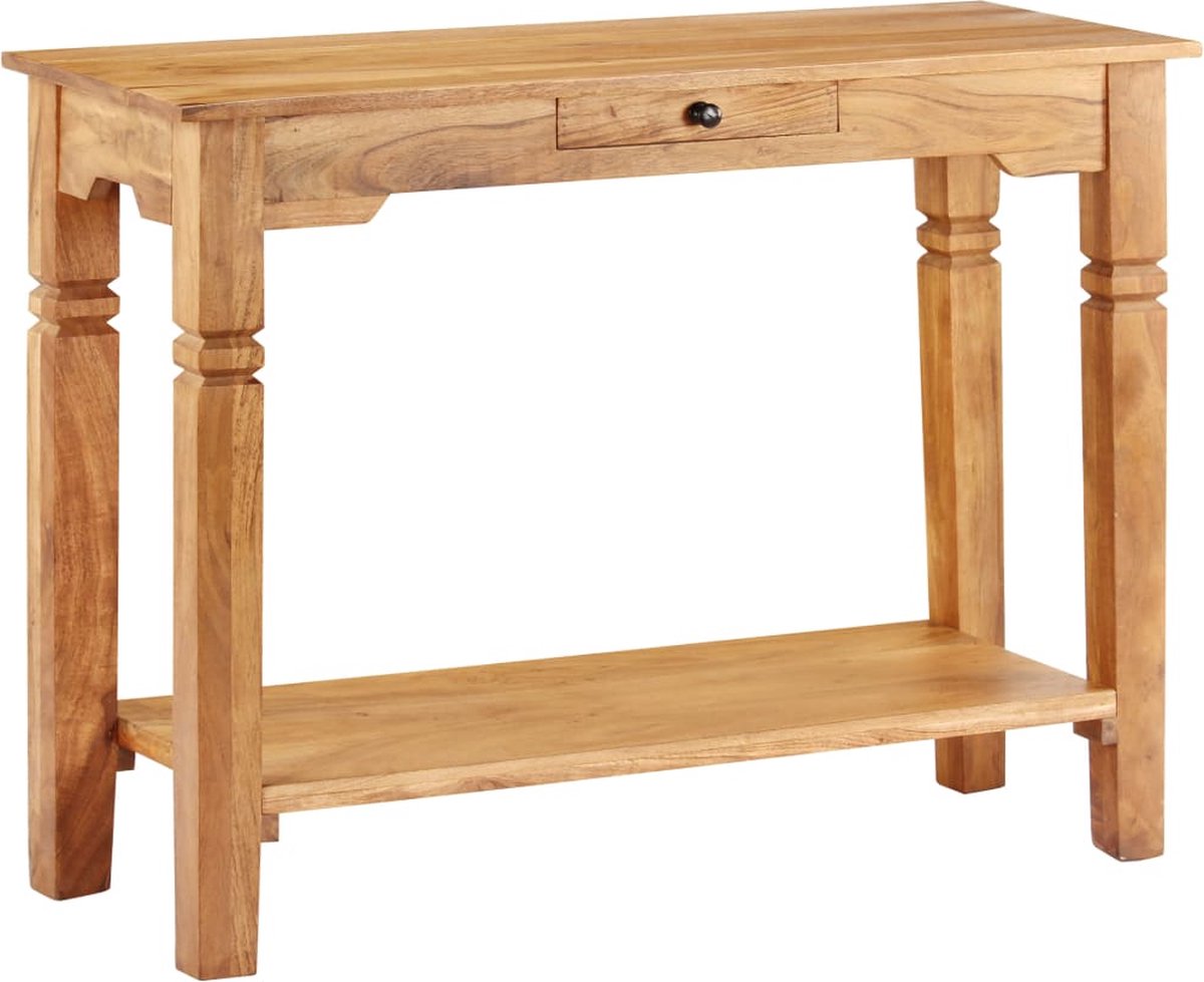 Vidaxl Wandtafel 100x40x76 Cm Massief Acaciahout - Bruin