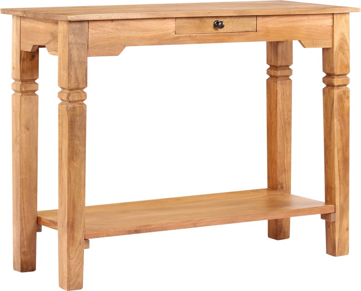 Vidaxl Wandtafel 100x40x76 Cm Massief Acaciahout - Bruin