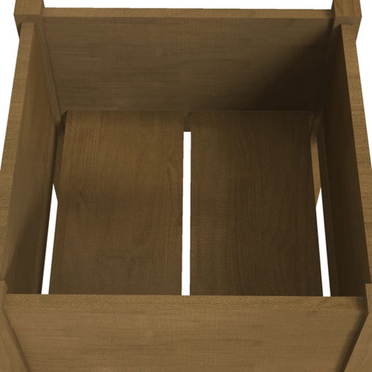 Vidaxl Plantenbaken 2 St 50x50x70 Cm Massief Grenenhout Honing - Bruin