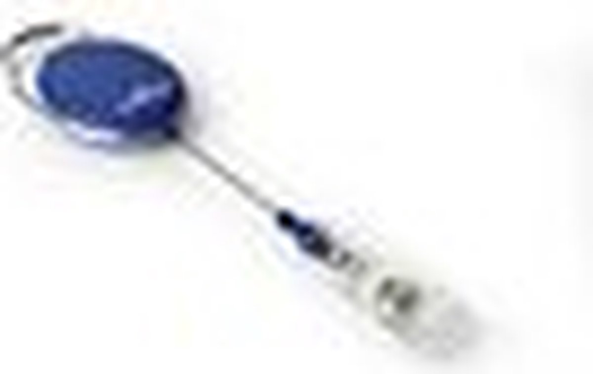 Huismerk Durable Style Badge Reel - 80 Cm - Donkerblauw - 10 Stuks