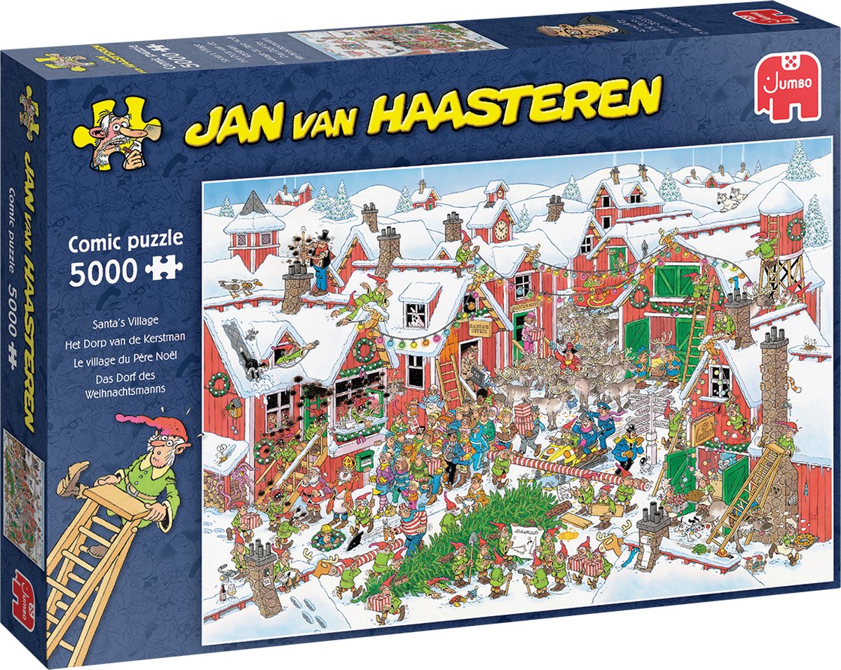 Jumbo Jan van Haasteren - Het Dorp van de Kerstman 5000 stukjes