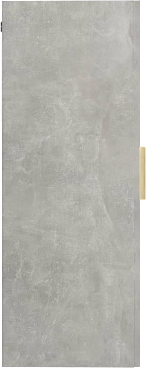 Vidaxl Hangkast 69,5x34x90 Cm Beton - Grijs