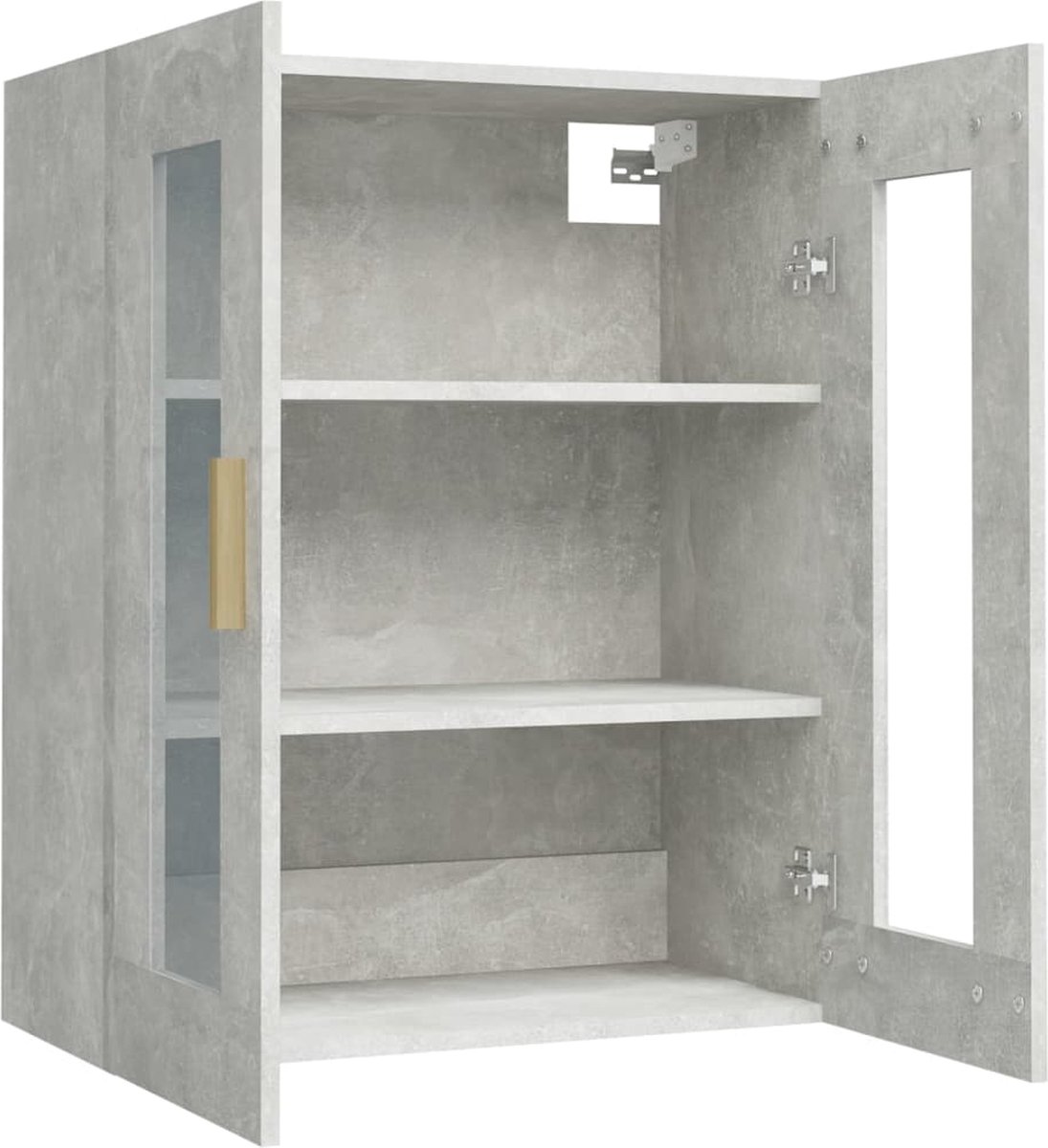 Vidaxl Hangkast 69,5x34x90 Cm Beton - Grijs