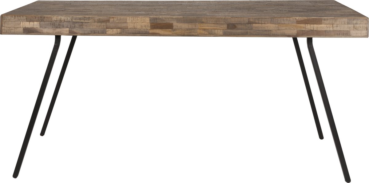 Parya Home - Suri Eettafel - Naturel - 160x78 Cm - Zwart