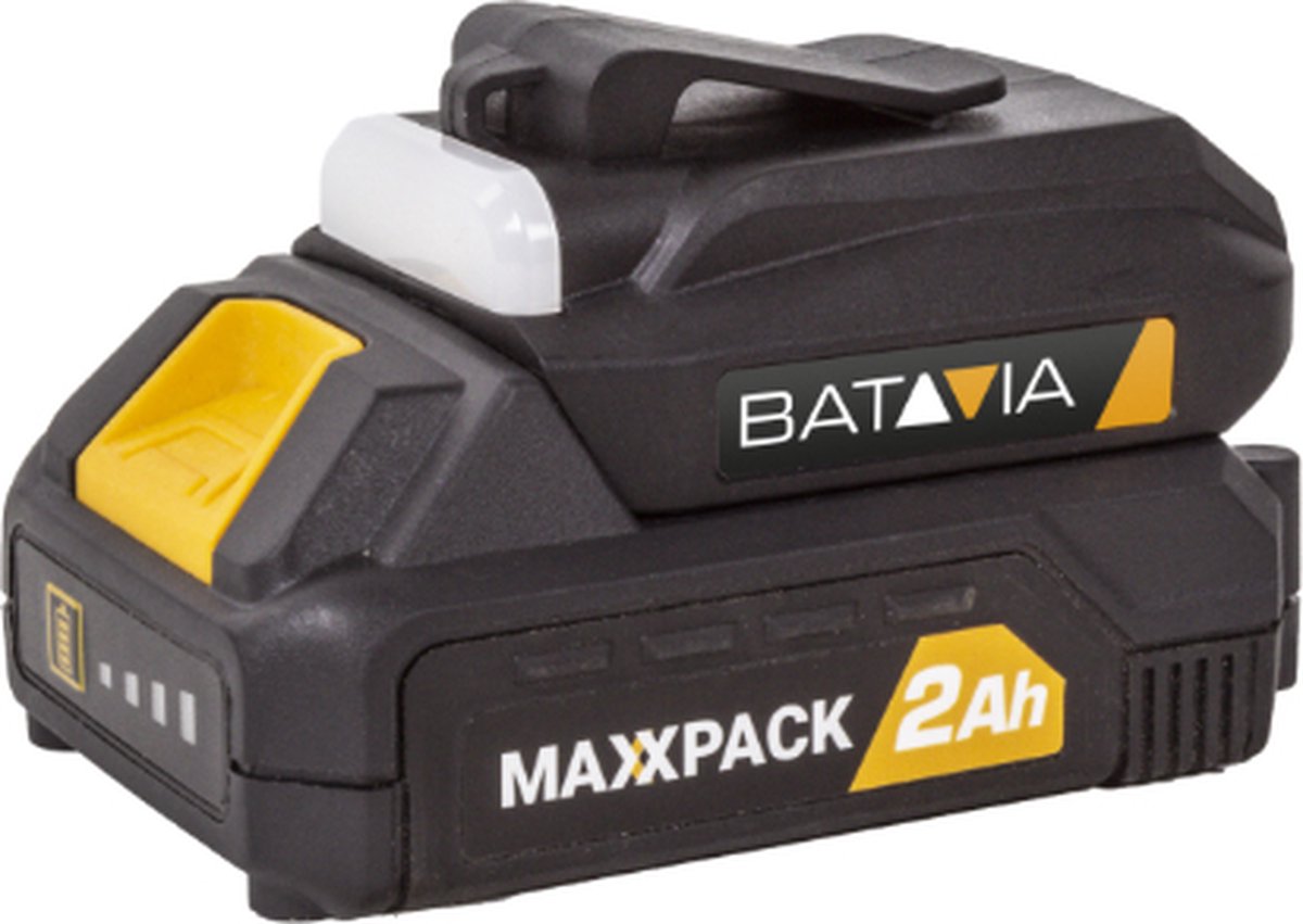 Batavia 18V USB adapter & zaklamp