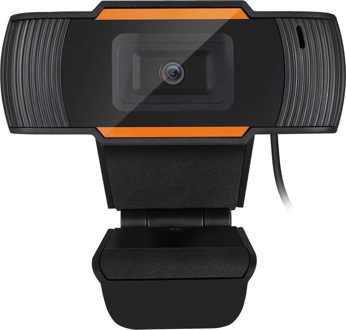 Adesso CyberTrack H2 webcam 640 x 480 Pixels USB 2.0 Zwart, - Oranje