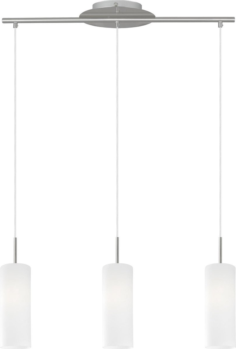 EGLO Troy 3 Hanglamp - E27 - 72 cm/Wit - Grijs