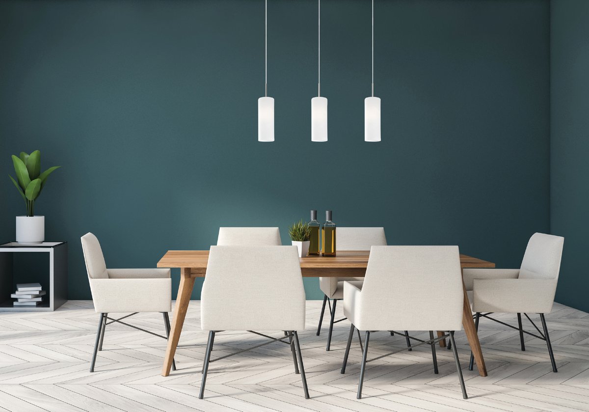 EGLO Troy 3 Hanglamp - E27 - 72 cm/Wit - Grijs