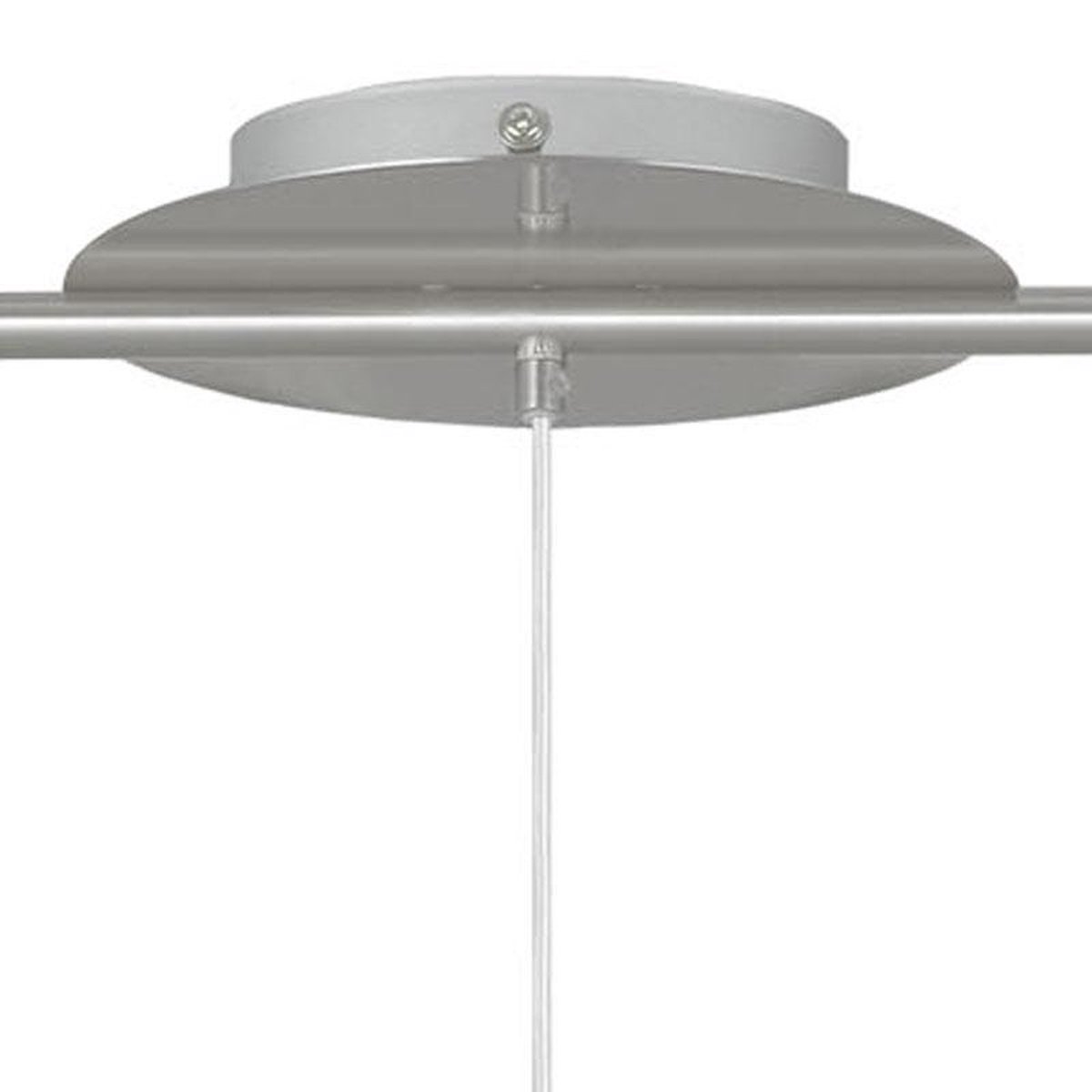 EGLO Troy 3 Hanglamp - E27 - 72 cm/Wit - Grijs