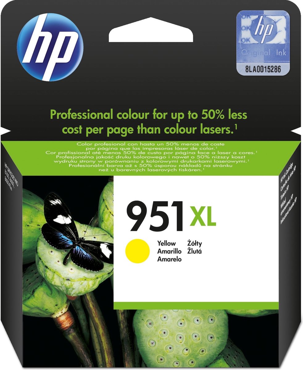 HP 951XL - Inktcartridge / (CN048AE) - Amarillo