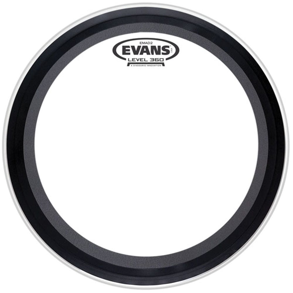 Evans BD20EMAD2 EMAD2 Clear 20 inch bassdrumvel