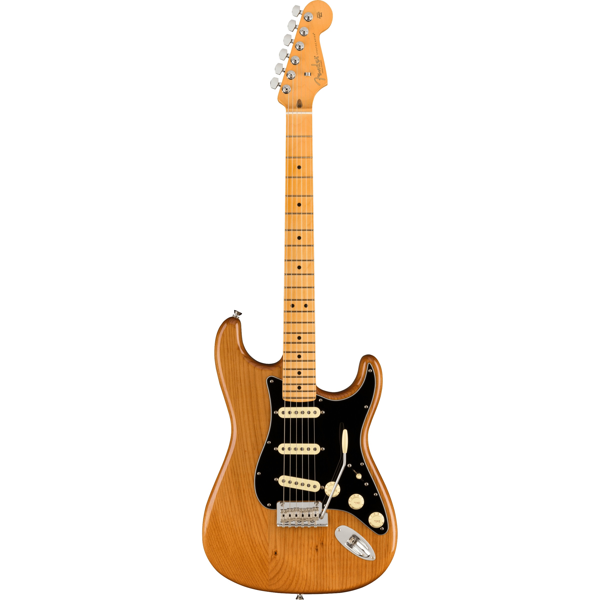 Fender American Professional II Stratocaster Roasted Pine MN elektrische gitaar met koffer