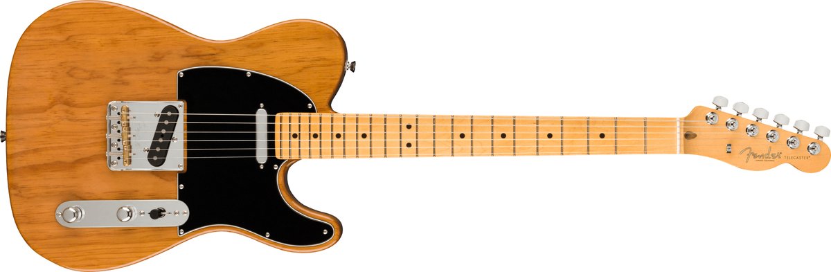 Fender American Professional II Telecaster MN Roasted Pine elektrische gitaar met koffer