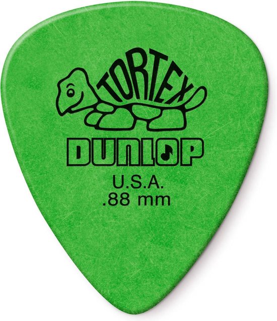 Dunlop Tortex Standard 0.88mm 12-pack plectrumset groen