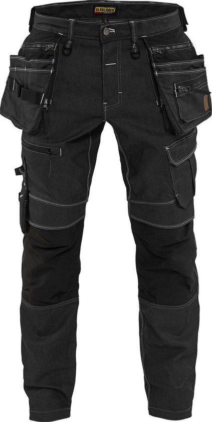 Blaklader Werkbroek Denim Stretch X1900 1990 - zwart