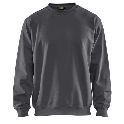 Blaklader Sweatshirt 3340 - ronde hals - donkergrijs