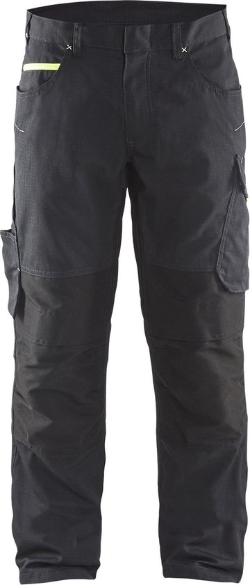 Blaklader Service Werkbroek met stretch zonder spijkerzakken 1495 - groen/zwart