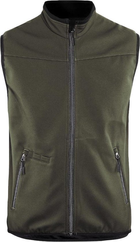 Blaklader Bodywarmer Softshell 3850 - groen/zwart