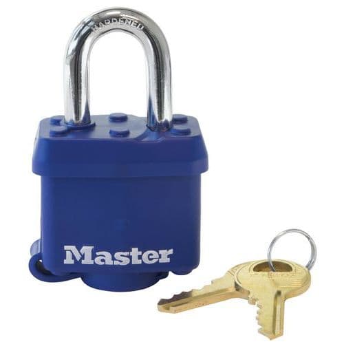 Masterlock Hangslot met thermoplastische coating