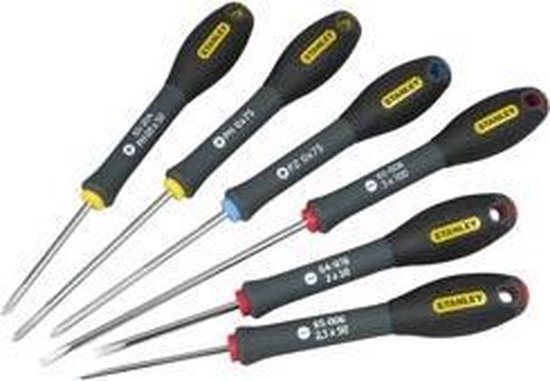 Stanley Set van 6 precisieschroevendraaiers Fatmax