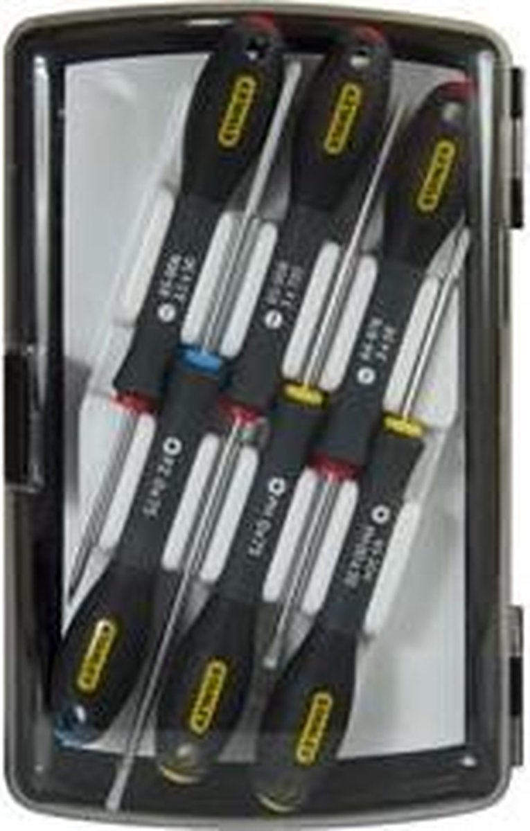 Stanley Set van 6 precisieschroevendraaiers Fatmax