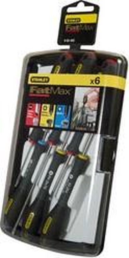 Stanley Set van 6 precisieschroevendraaiers Fatmax