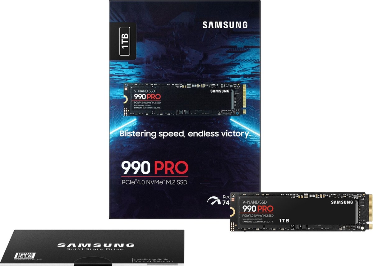 Samsung 990 PRO PCIe 4.0 NVMe&trade; M.2 SSD - Zwart
