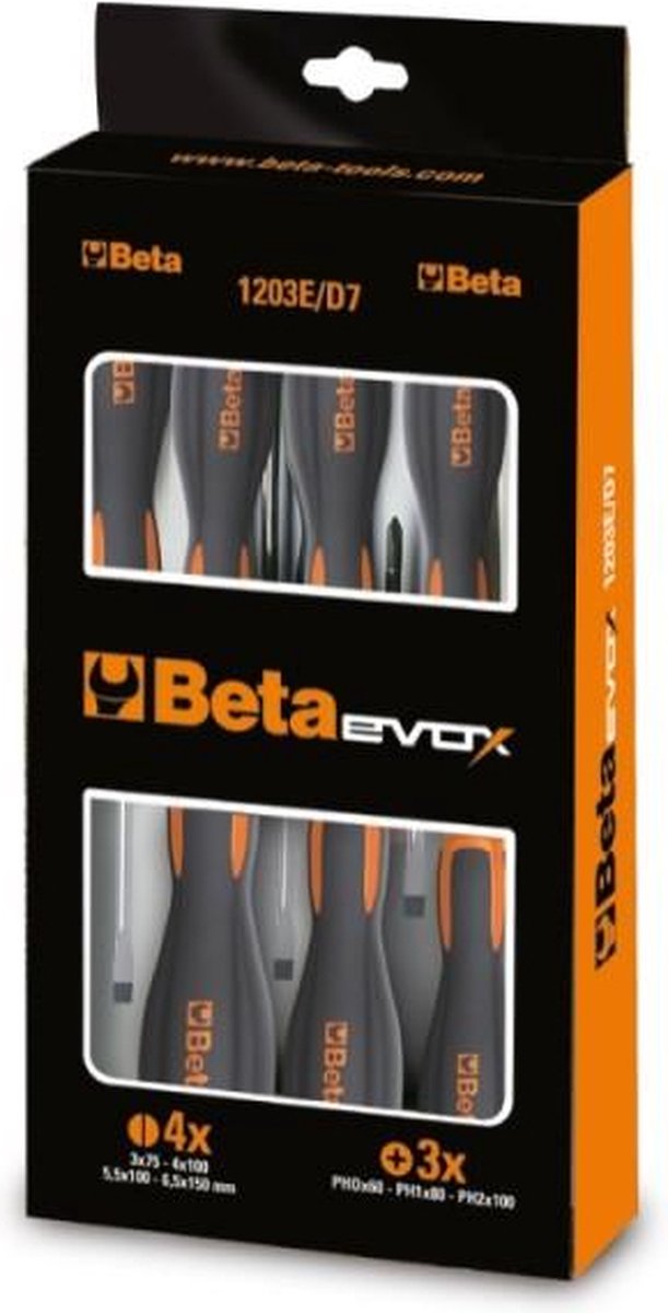 Beta 1203E/D10N Set van Evox schroevendraaiers - 012031019