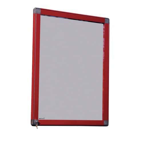 Planorga Buitenvitrine Antares Italiaans - Aluminium achterwand - Deur van veiligheidsglas