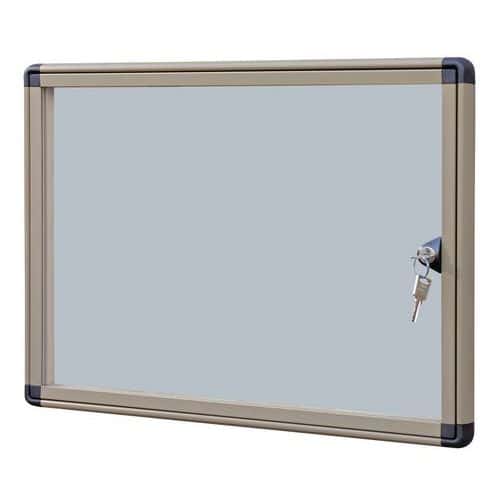 Planorga Buitenvitrine Alcor - Aluminium achterwand - Deur van plexiglas