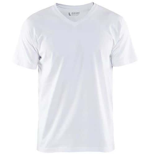 Blaklader T-Shirt V-hals 3360 - wit