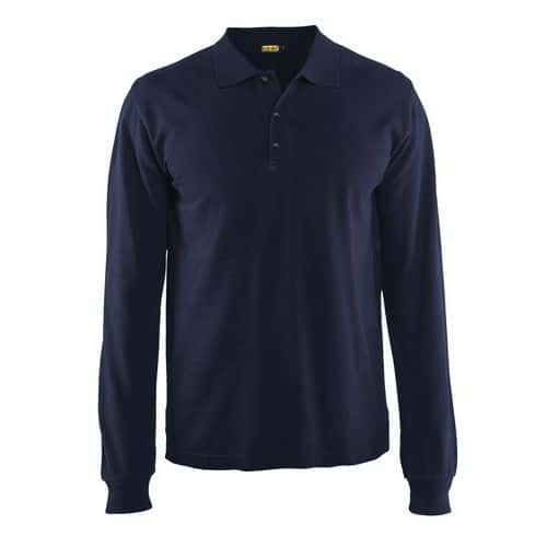 Blaklader Polo lange mouwen marineblauw