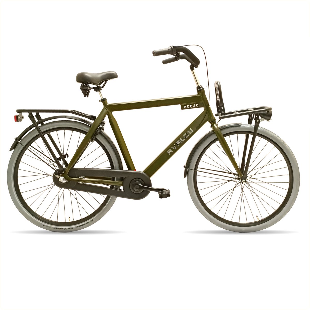 Avalon Style 28 Inch 58 Cm Heren 3v Terugtraprem Legergroen