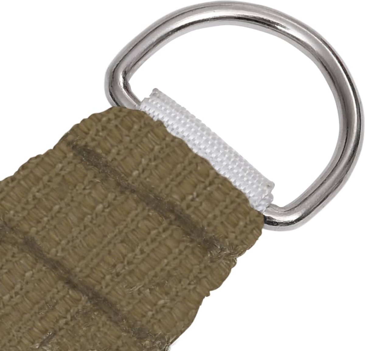 Vidaxl Zonnezeil 160 G/m² 3,5x4,5 M Hdpe Taupe