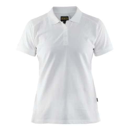 Blaklader Poloshirt Dames korte mouw knoopsluiting 3390 - wit