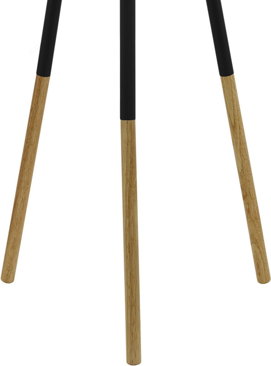 EGLO - Vloerlamp E27 Bidford - Bruin/cappucino-goudkleur