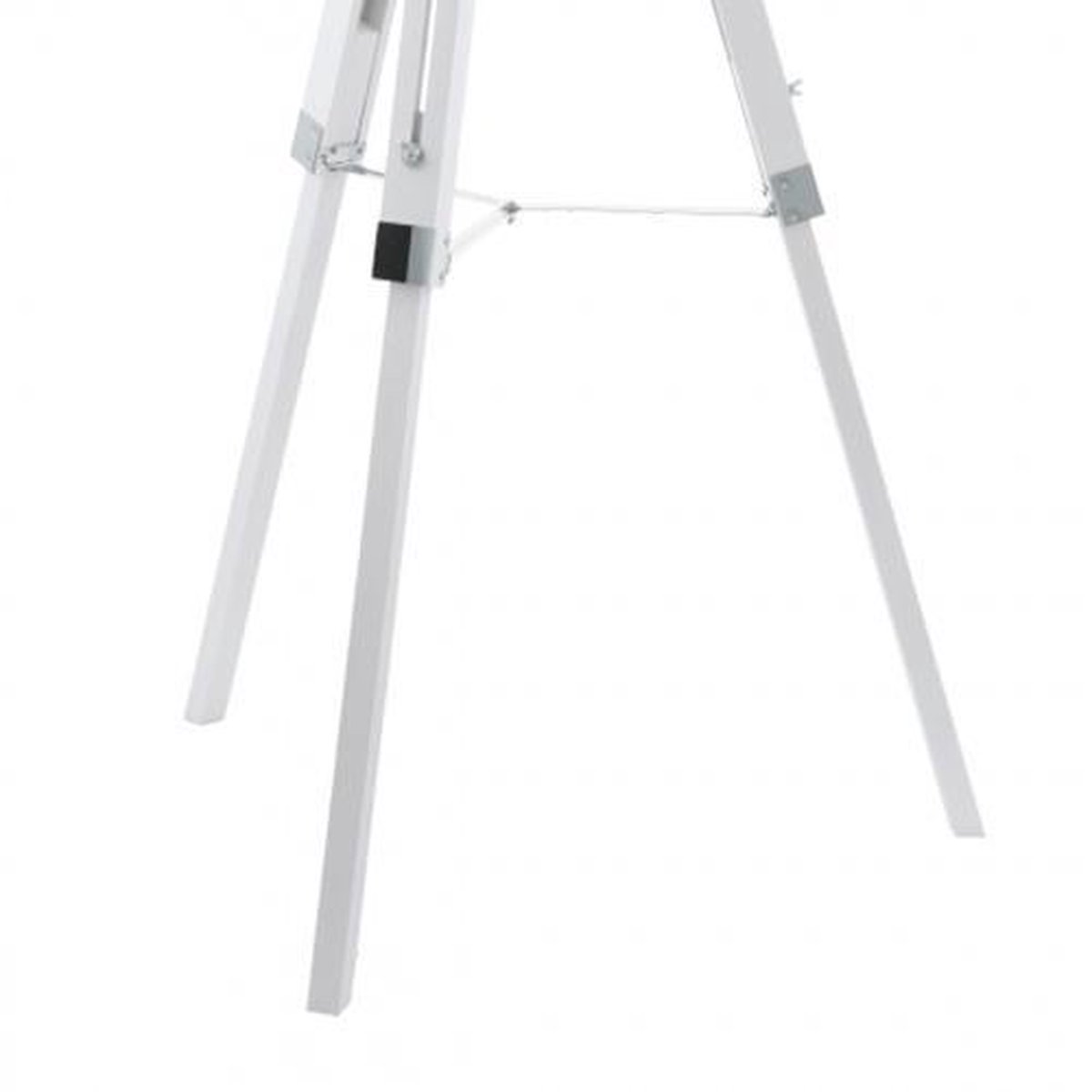 EGLO - Covaleda Vloerlamp 1-lichts Wit Chroom Zilve