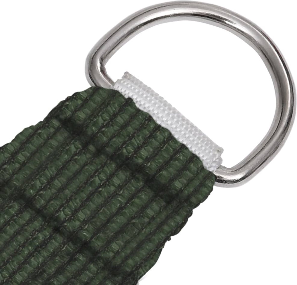 Vidaxl Zonnezeil 160 G/m² 5x6x6 M Hdpe Donker - Groen